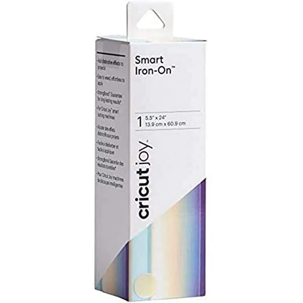 Cricut Smart Iron On (5.5in x 24in, Translucent Blue) for Joy Machine | Matless Cutting & Repeated Use - main product image