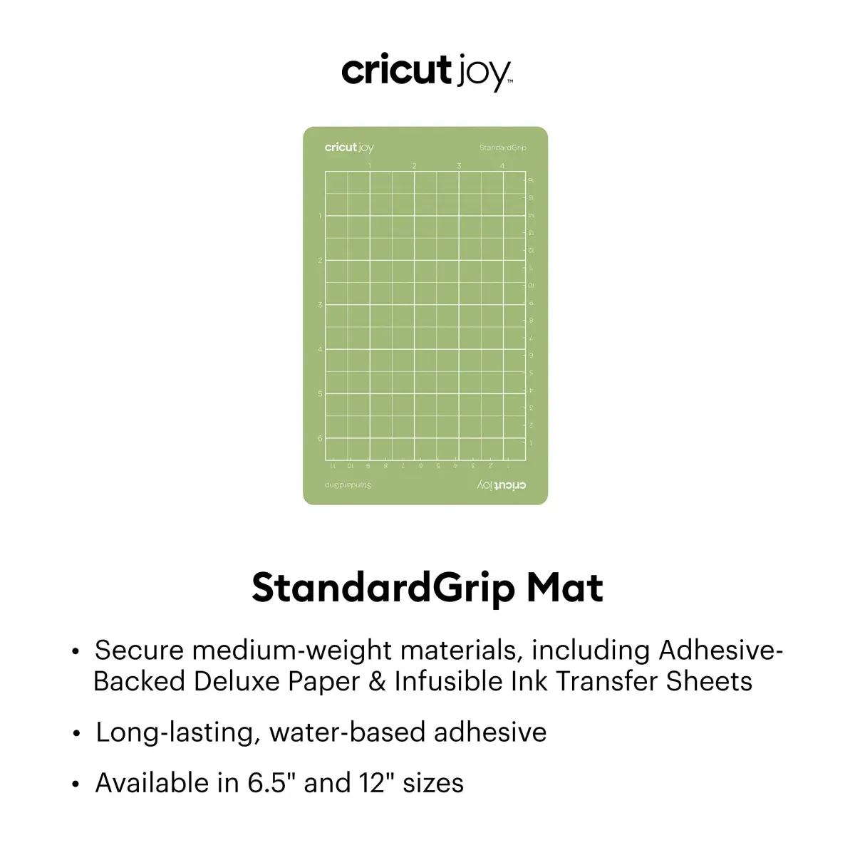 Cricut Joy StandardGrip Cutting Mat 4.5" x 12" (11.4cm x 30.5cm) | For Cricut Joy Machine - view 2