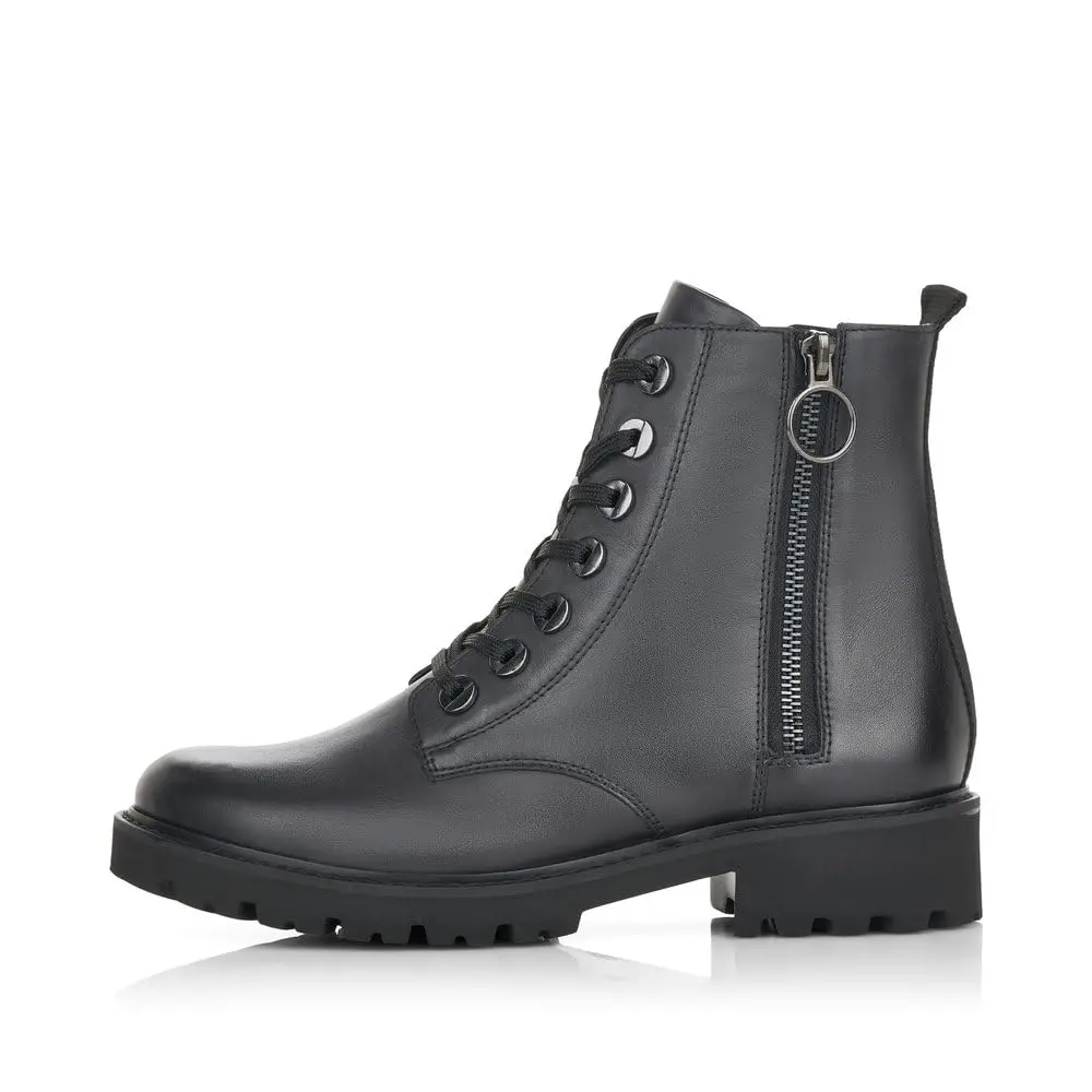 Remonte Women Ankle Boots D8671 | Ladies Lace-up Boot with Removable Insole, Blue Blau 14, US Size 8.5/9 - view 5