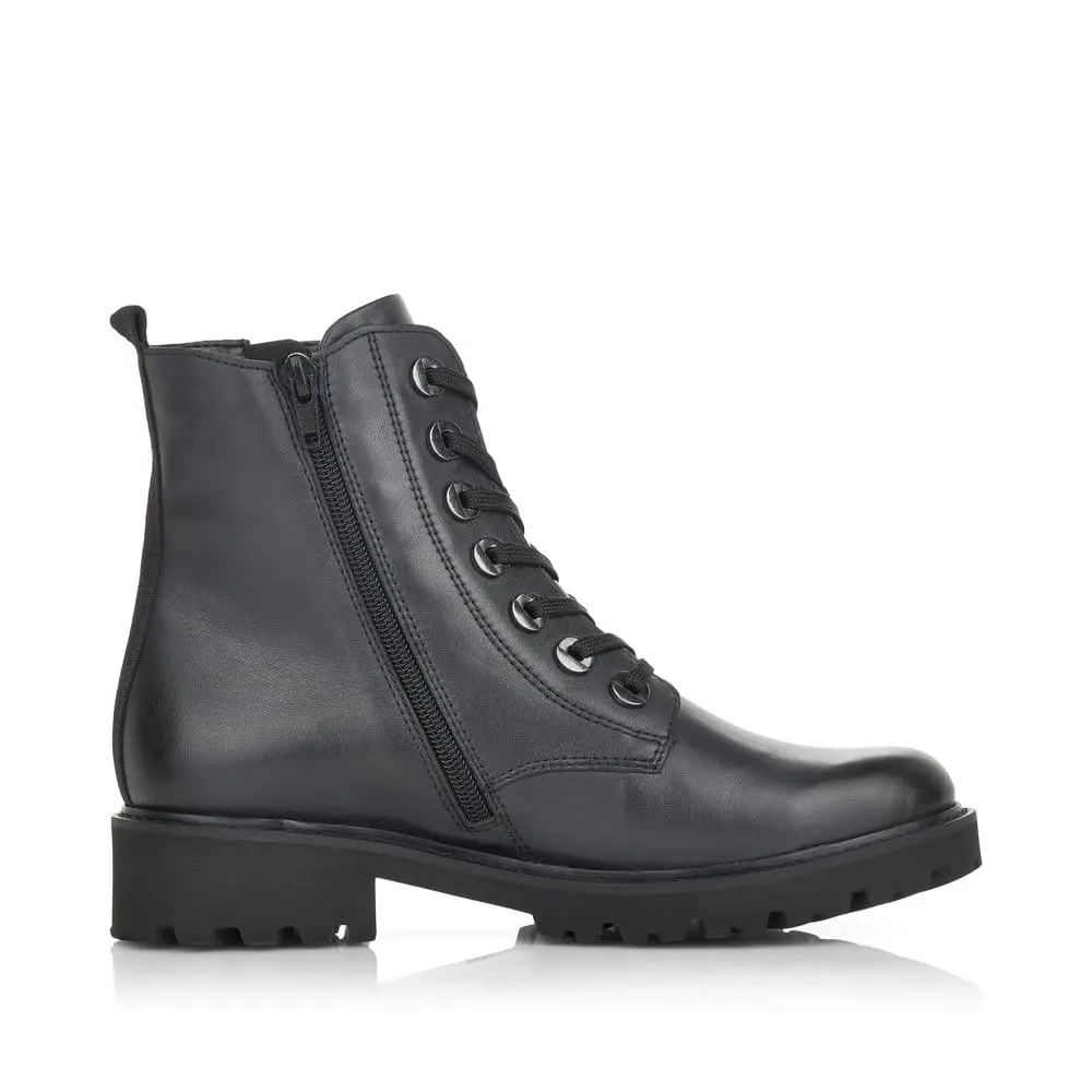 Remonte Women Ankle Boots D8671 | Ladies Lace-up Boot with Removable Insole, Blue Blau 14, US Size 8.5/9 - view 3