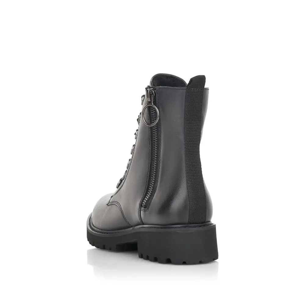 Remonte Women Ankle Boots D8671 | Ladies Lace-up Boot with Removable Insole, Blue Blau 14, US Size 8.5/9 - view 4