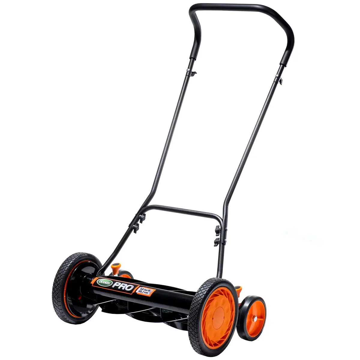 Scotts 716-18S 18-Inch 7-Blade Push Reel Lawn Mower, Green | Quiet, Effortless Grass Cutting - main product image