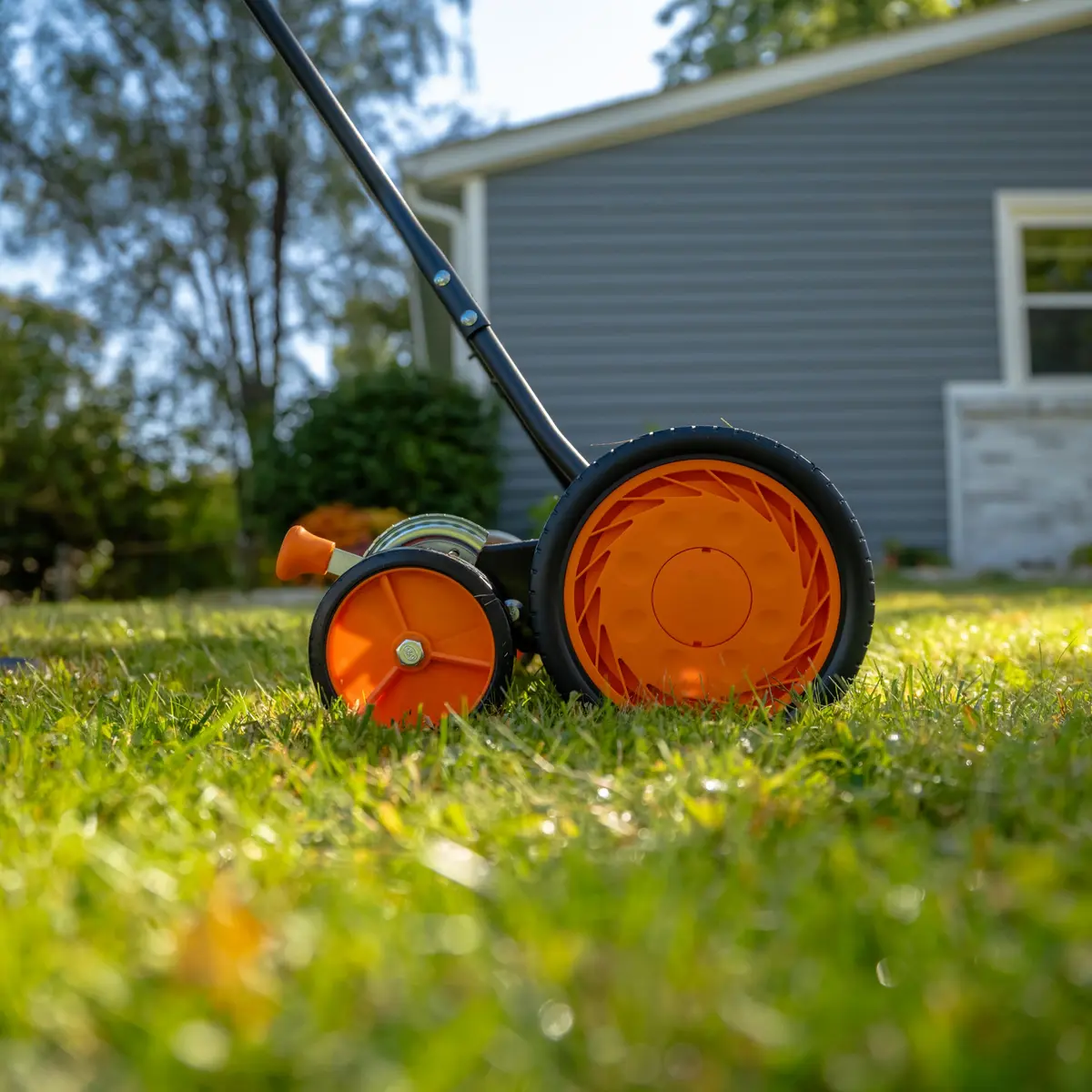 Scotts 716-18S 18-Inch 7-Blade Push Reel Lawn Mower, Green | Quiet, Effortless Grass Cutting - view 4