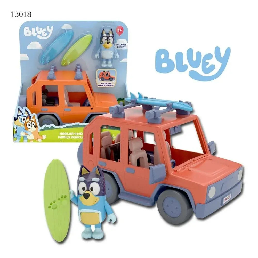 Bluey 4WD Family Vehicle with 1 Figure and 2 Surfboards | Customizable Car for Ages 3+ | 24.1cm (9.5in) Length - view 4