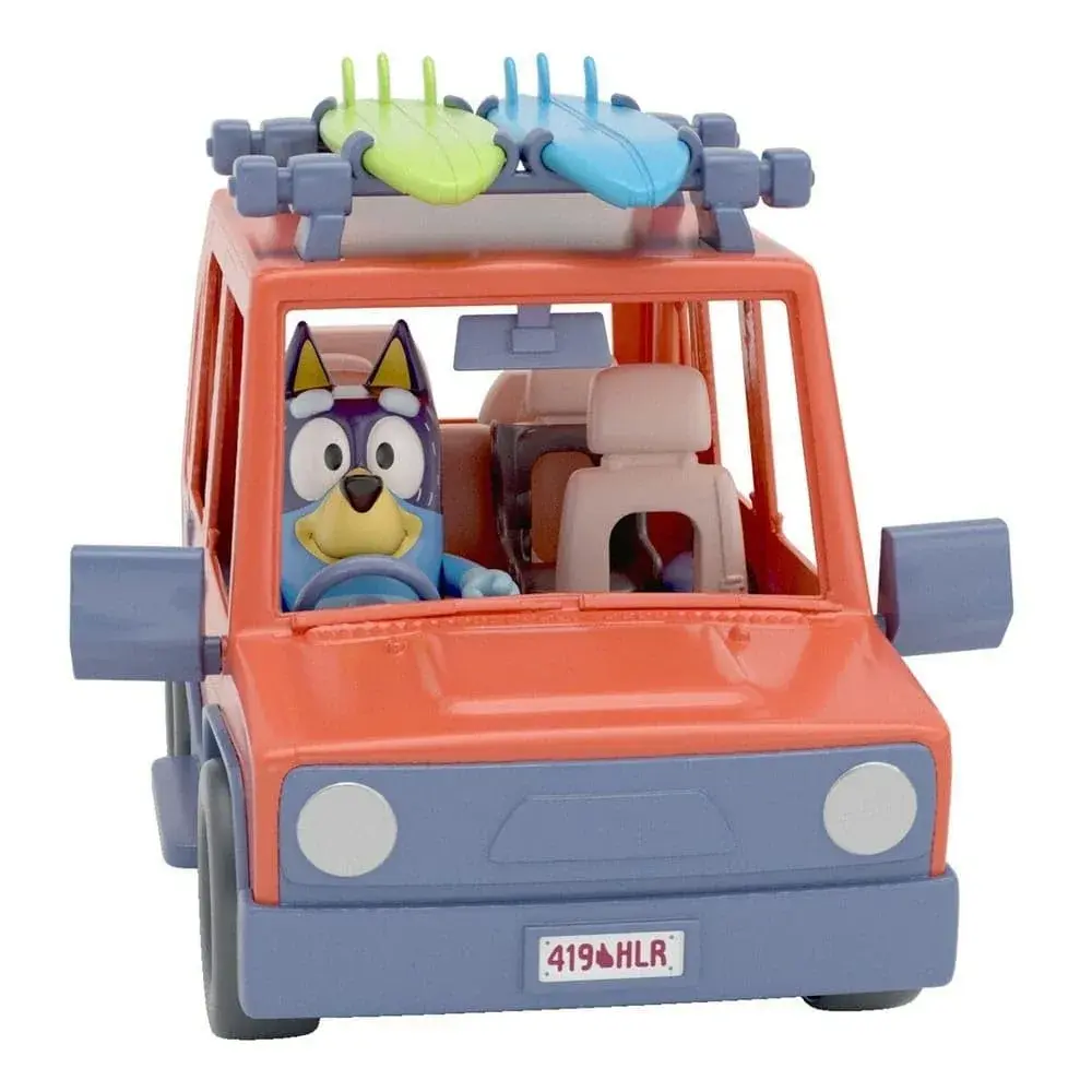 Bluey 4WD Family Vehicle with 1 Figure and 2 Surfboards | Customizable Car for Ages 3+ | 24.1cm (9.5in) Length - view 3