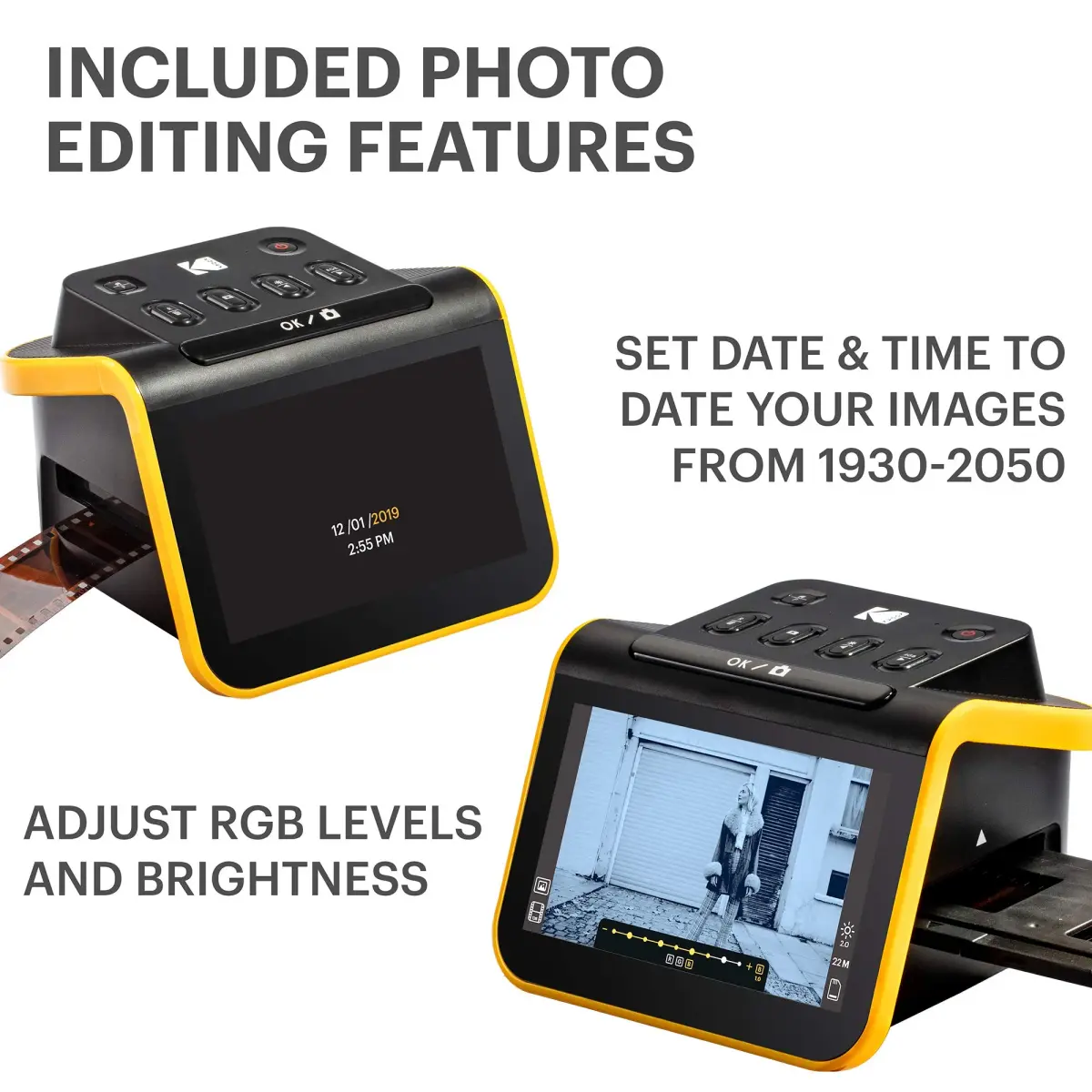 KODAK Slide N Scan Film & Slide Scanner 22MP 5" LCD Screen 135/110/126mm | Converts Negatives & Slides to Digital Files - view 7