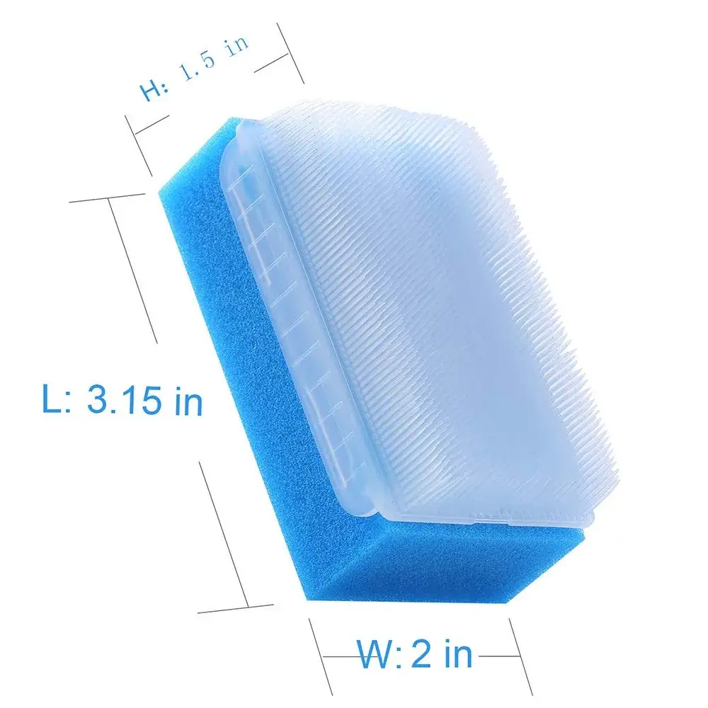 wellgler Autism Sensory Brush for Therapy, Surgical Scrub Brush, Baby Sponge for Bathing, Cradle Cap Brush (6-Pack, Assorted Colors) - view 2