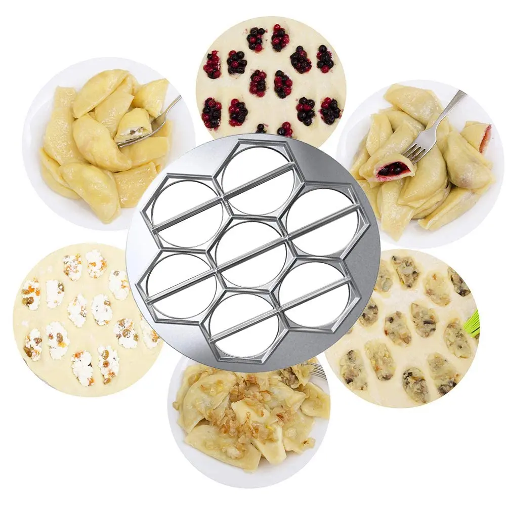 MHH Ravioli & Empanada Maker – Heavy-Duty 14-Slot Mold Press for Homemade Dumplings, Pastries, Samosas & More | Global Recipes - view 7