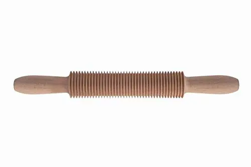 Tredoni Wooden Spaghetti Pasta Cutter Rolling Pin (Spaghetti - 2mm) | Professional Italian Pasta Tool for Home & Kitchen - view 2