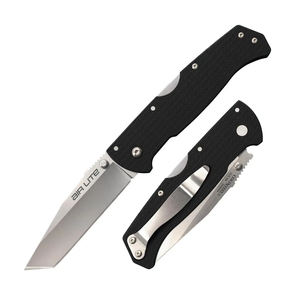 Cold Steel Air Lite 3.5" AUS10A Tanto Point Blade 4.5" G-10 Handle Pocket Folding Knife | Ultra-Light EDC - main product image