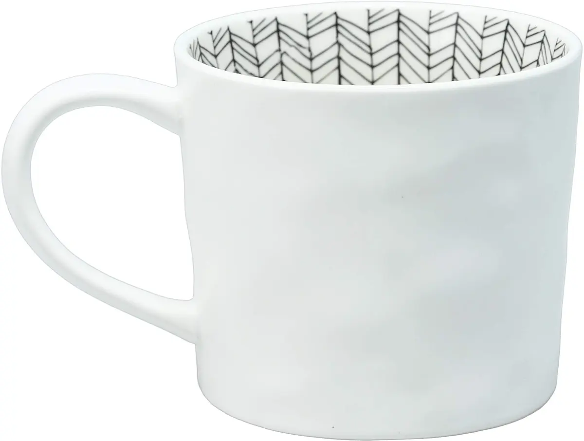 Pavilion Gift Company Grandma You Make Life Beautiful 16 Oz (473ml) Coffee Cup Mug | Debossed Butterfly Stripe - view 4