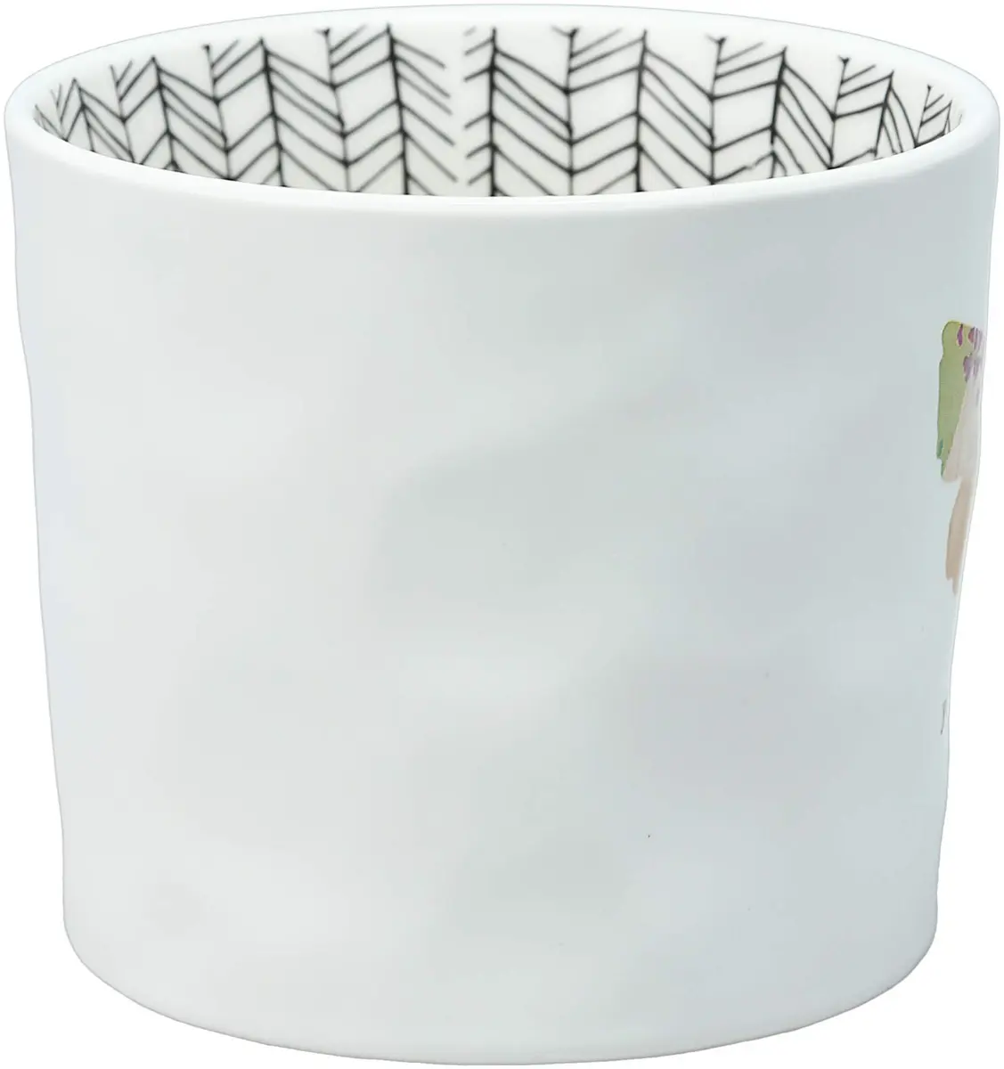 Pavilion Gift Company Grandma You Make Life Beautiful 16 Oz (473ml) Coffee Cup Mug | Debossed Butterfly Stripe - view 3