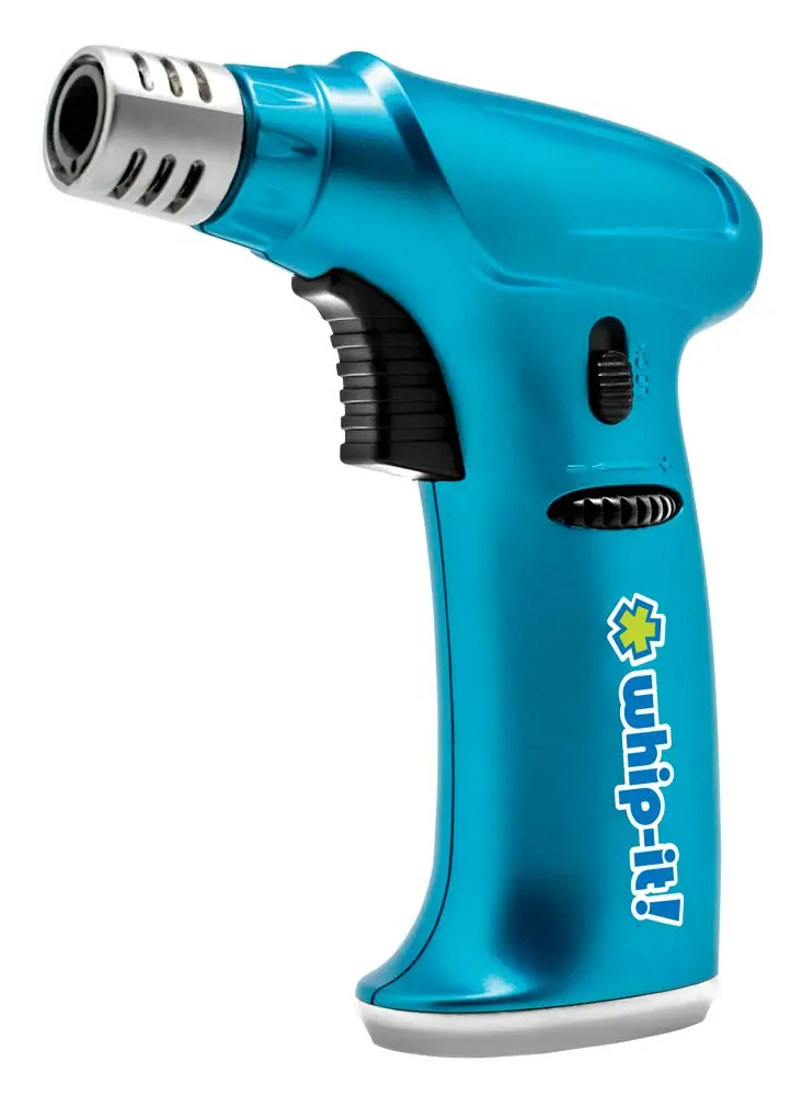 Whip-It! Stealth Torch Blue Kitchen Torch with Adjustable Flame & Safety Lock - main product image