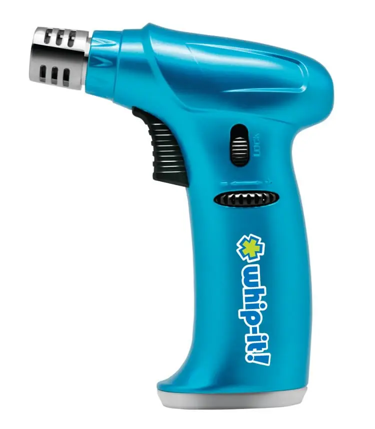 Whip-It! Stealth Torch Blue Kitchen Torch with Adjustable Flame & Safety Lock - view 2