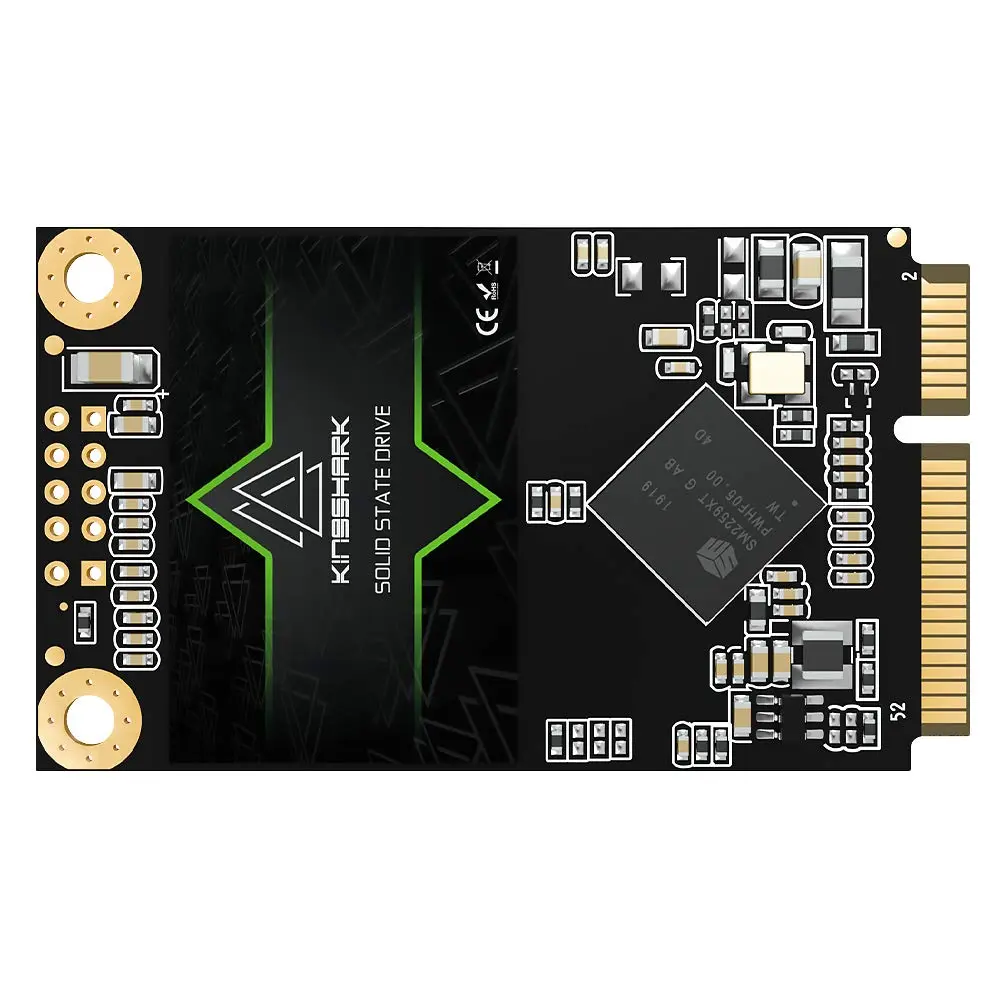 Kingshark Gamer mSATA 64GB Internal Solid State Drive High Performance Hard Drive for Desktop Laptop SATA III 6Gb/s Includes SSD (64GB, Msata) - main product image