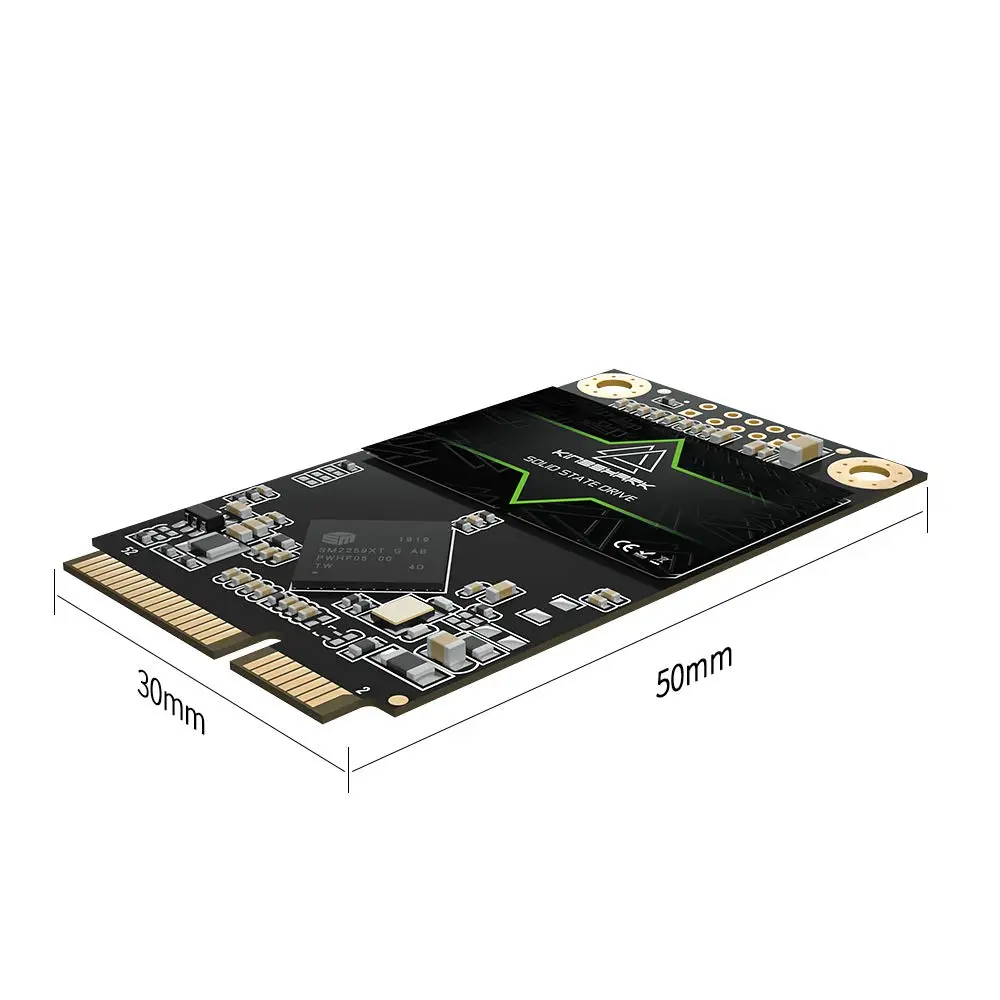 Kingshark Gamer mSATA 64GB Internal Solid State Drive High Performance Hard Drive for Desktop Laptop SATA III 6Gb/s Includes SSD (64GB, Msata) - view 8