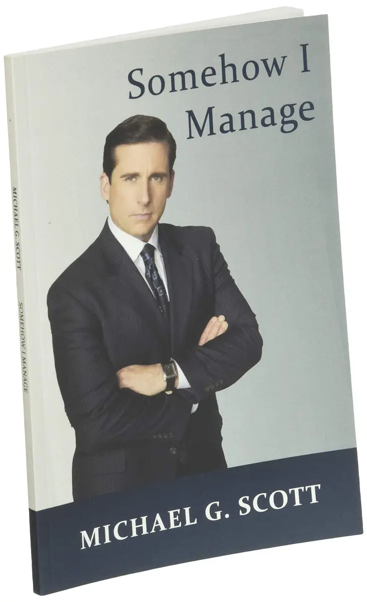 Majosta Somehow I Manage Notebook - 100 Pages | A Funny Gift for Managers and The Office Fans - view 2