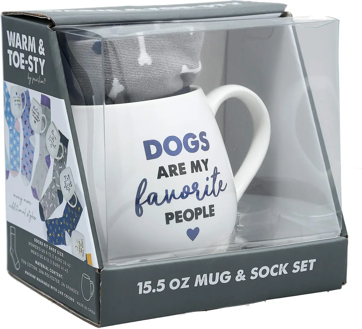 Pavilion Gift Company Dogs Are My Favorite People - Bone Socks & 15.5 Oz Coffee Cup Mug Gift Set - view 7