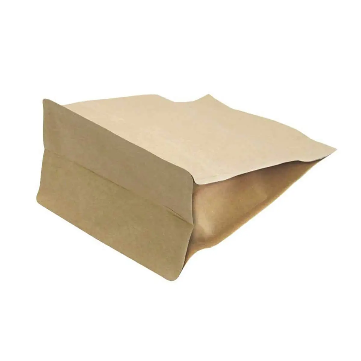 Awe Package Resealable Zipper Box Pouch Coffee Bag with Valve, 340g (12 oz) - 50 Count, Kraft - view 5