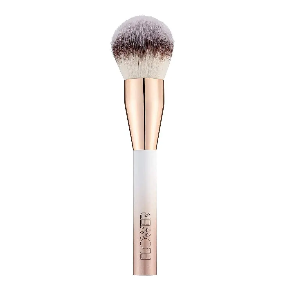 FLOWER Powder Setting Brush Ultra-Soft Synthetic Bristles for an Airbrushed Finish | Lock in Foundation + Concealer - main product image