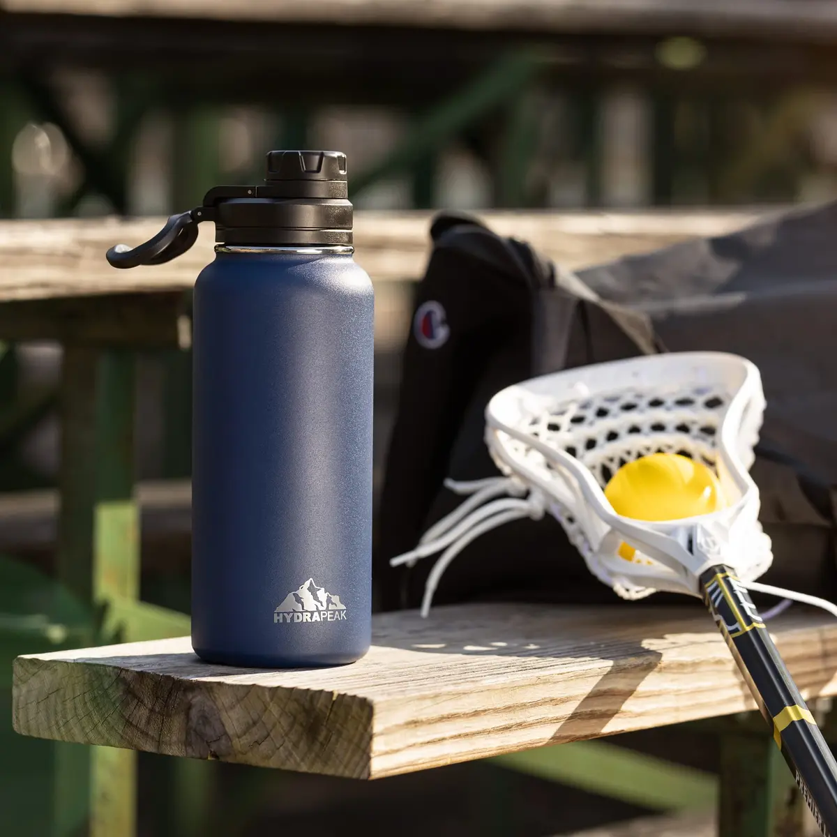 Hydrapeak 32oz Insulated Water Bottle with Chug Lid | Leak Proof Stainless Steel Bottle for Active Lifestyle - view 7