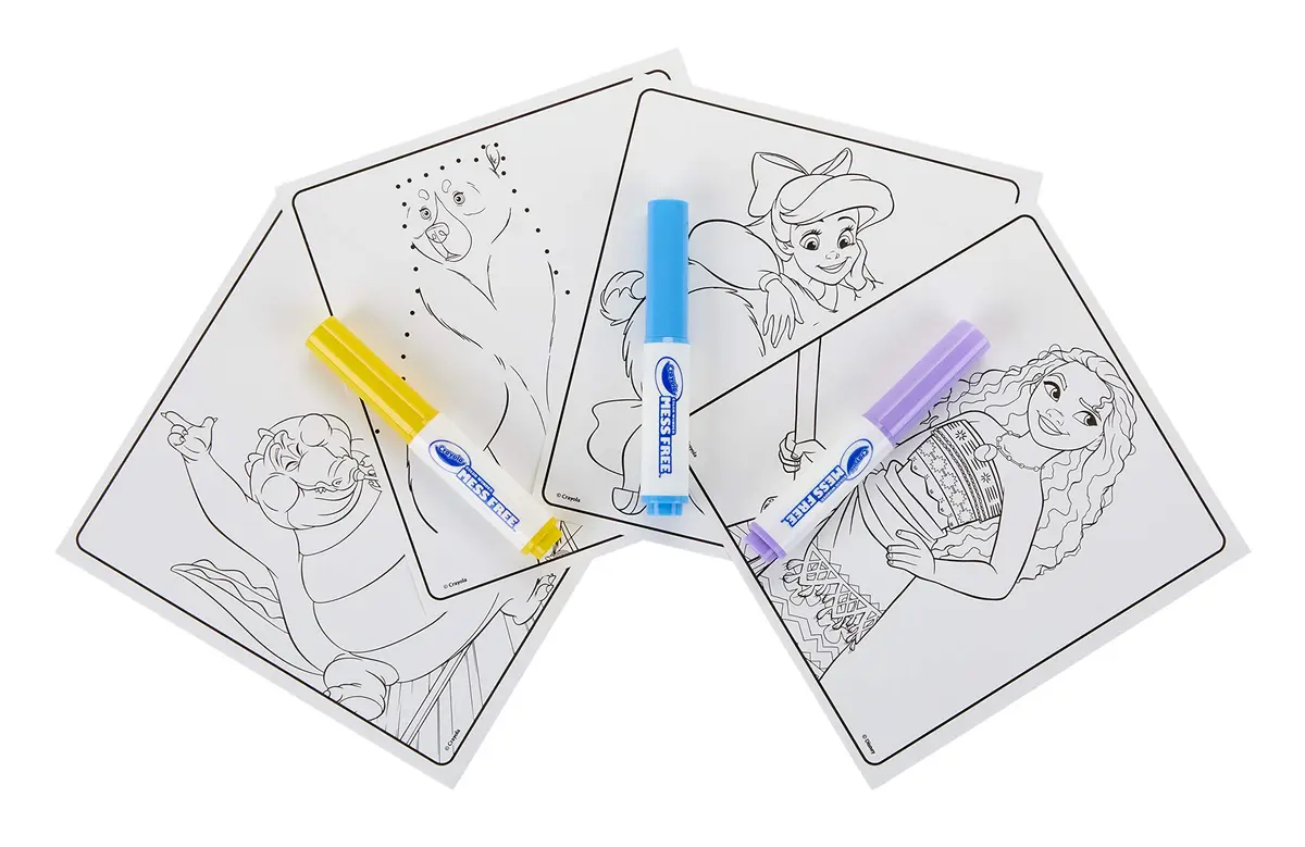 Crayola Color Wonder Disney Princess Coloring & Activity Pad, 19 Piece Set | Mess Free, Travel-Friendly for Kids 3-6 - view 3