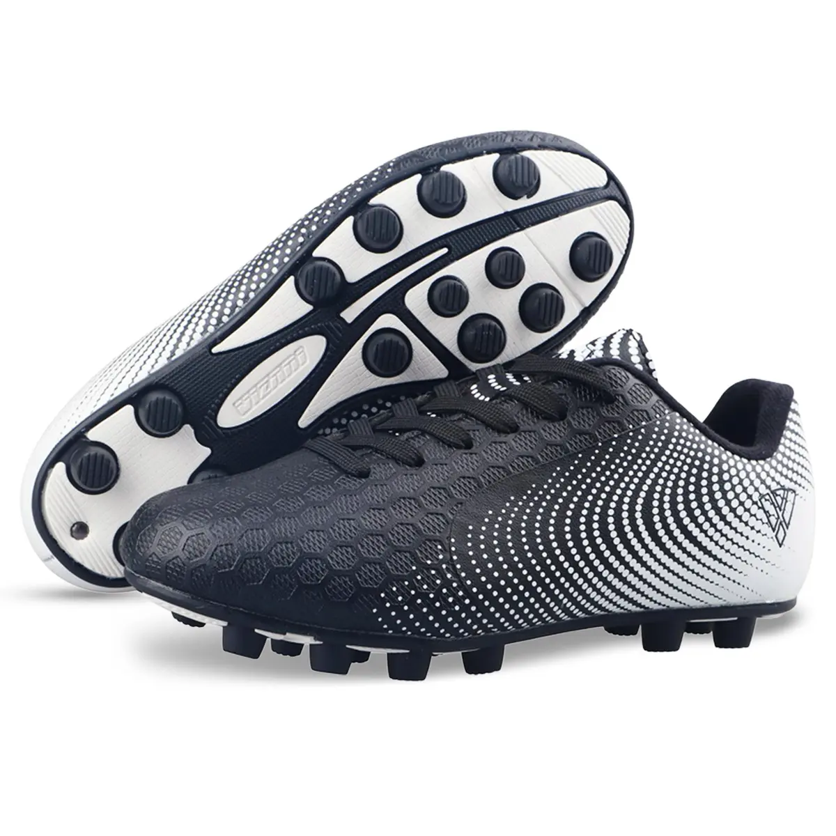 Vizari Stealth Boys Girls Soccer Cleats | Youth Firm Ground Athletic Shoes for Toddler, Little Kid, Big Kid - view 2