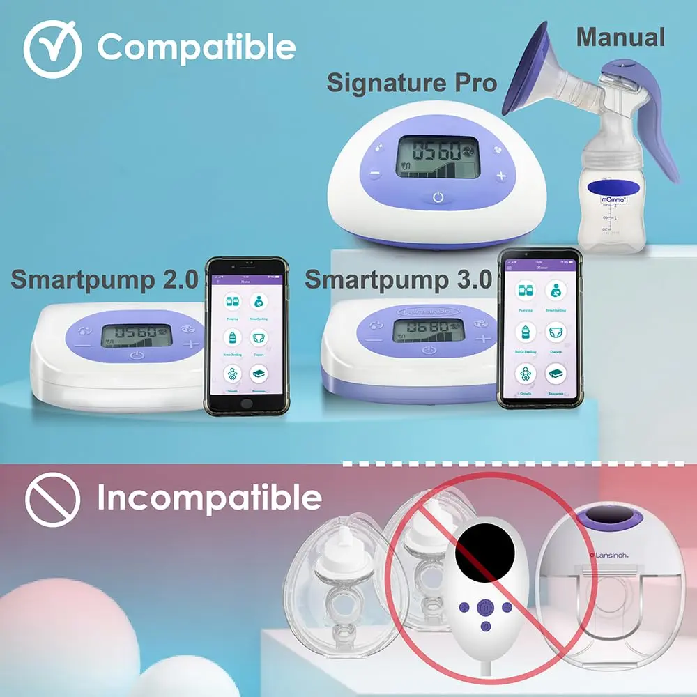 NENESUPPLY Duckbill Valves for Lansinoh Pumps - 4 Count (Pack of 1) | BPA-Free Replacement Parts - view 2