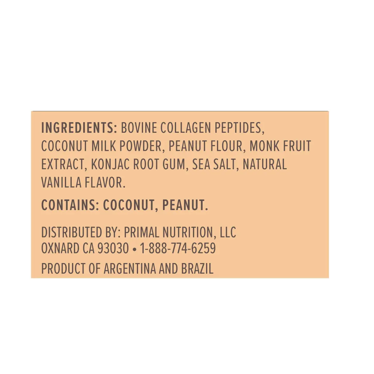 Primal Kitchen Peanut Butter Flavor Collagen Fuel Drink Mix 405g (14.3 Ounces) | Keto Certified Collagen Peptides for Skin, Hair, Nails - view 3