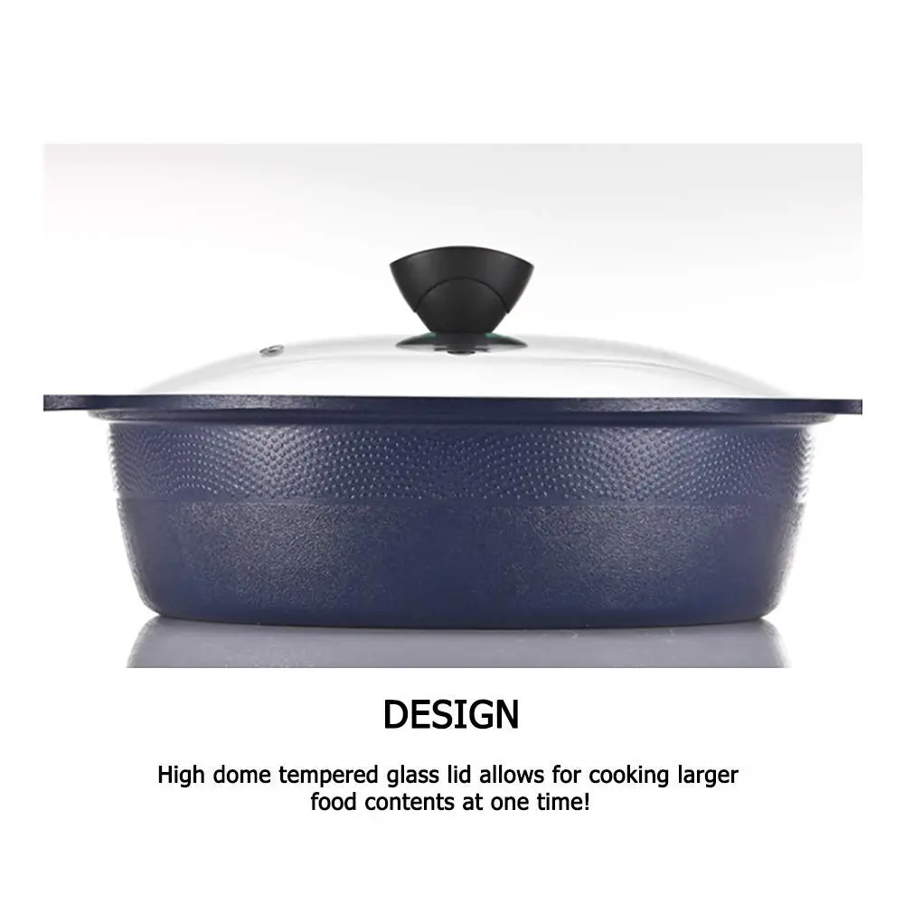 LP LIVING PLUS IH Shabu Shabu Stock Pot 2.7L (2.9 Quarts) | Dual Divider Ceramic Cookware - view 4