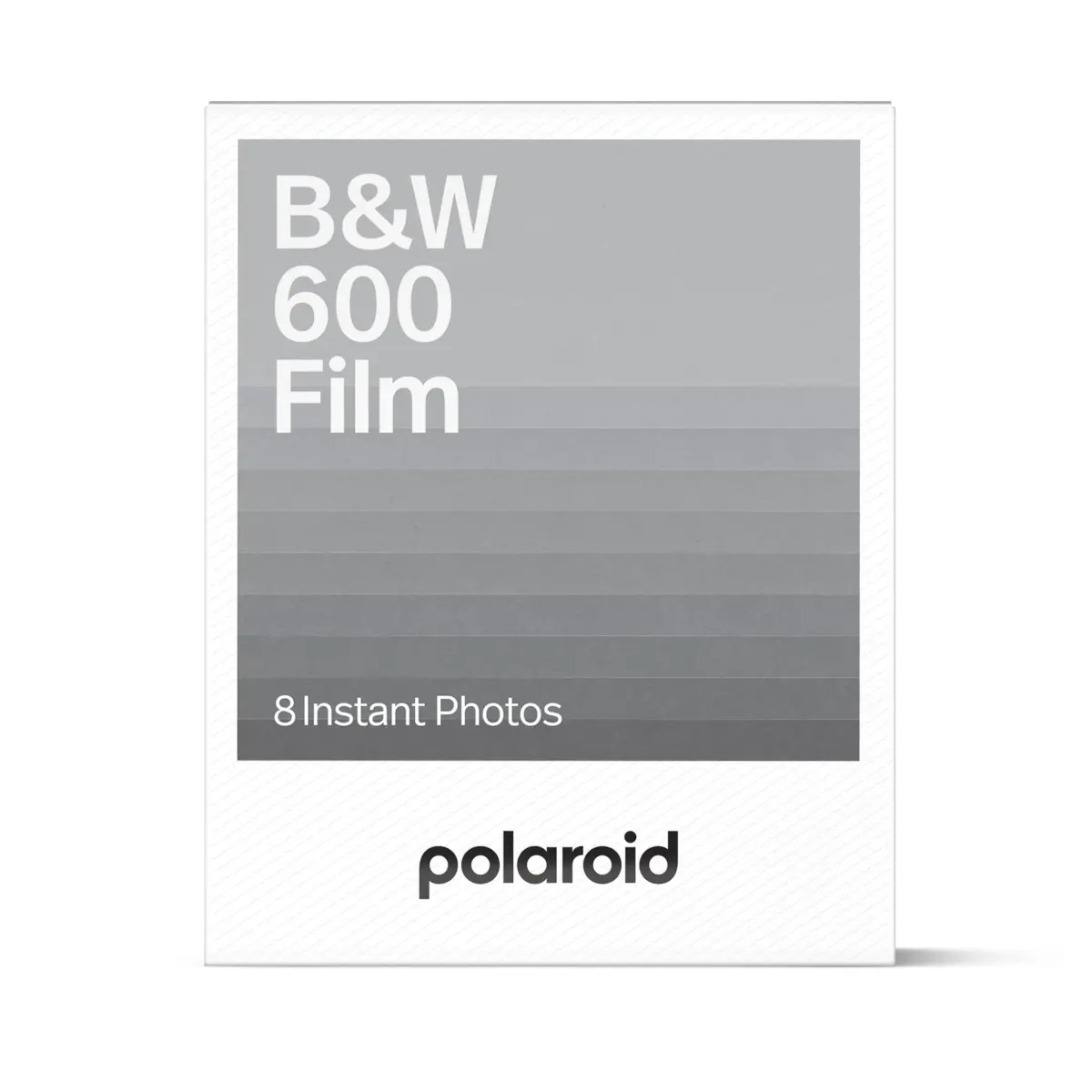 Polaroid B&W Instant Film for 600 Cameras, 8 Exposures | Classic Iconic White Frame - view 2