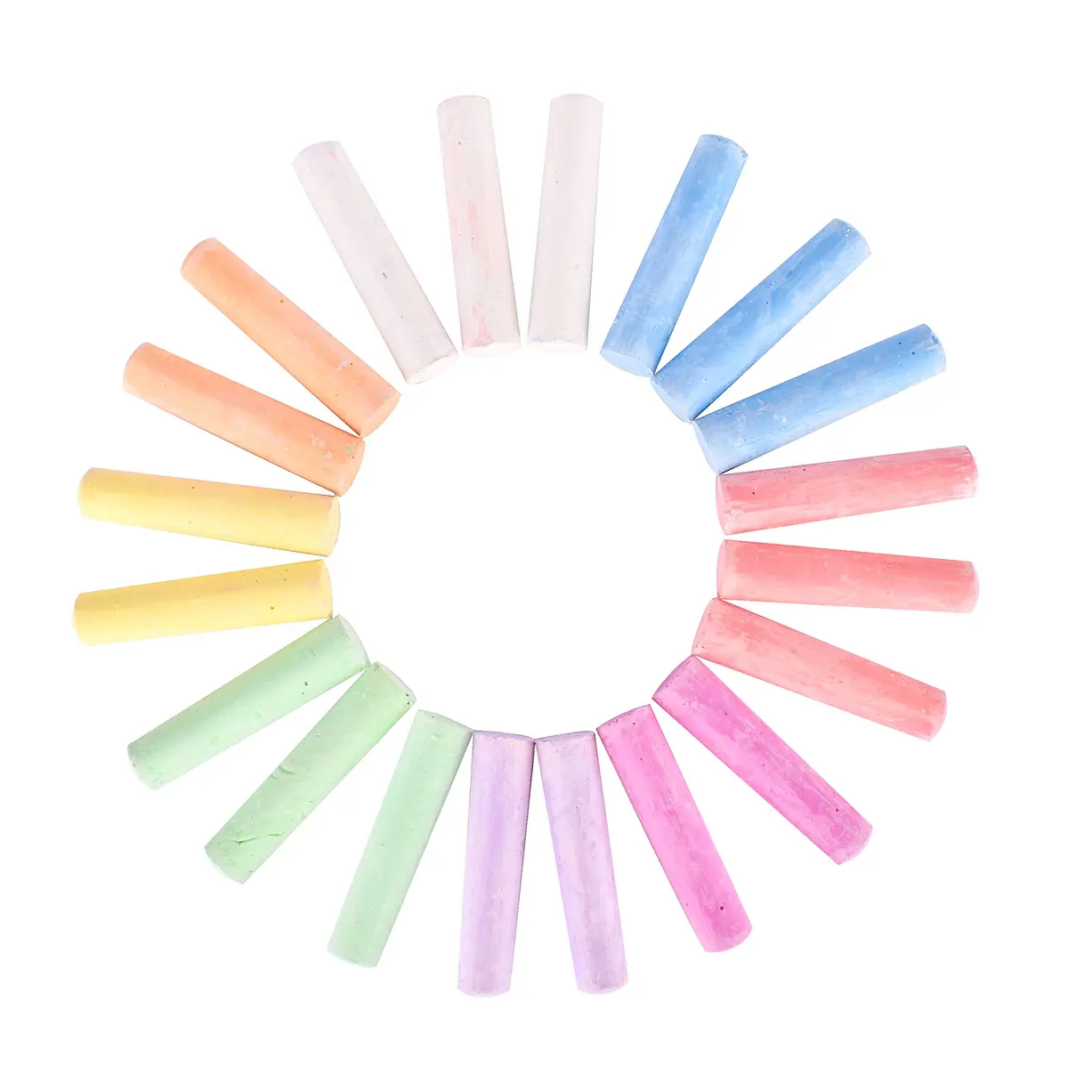 Sunny Days Entertainment Jumbo Sidewalk Chalk Set for Kids, 20 Pieces Multicolor | Washable Outdoor Art & Games - view 5