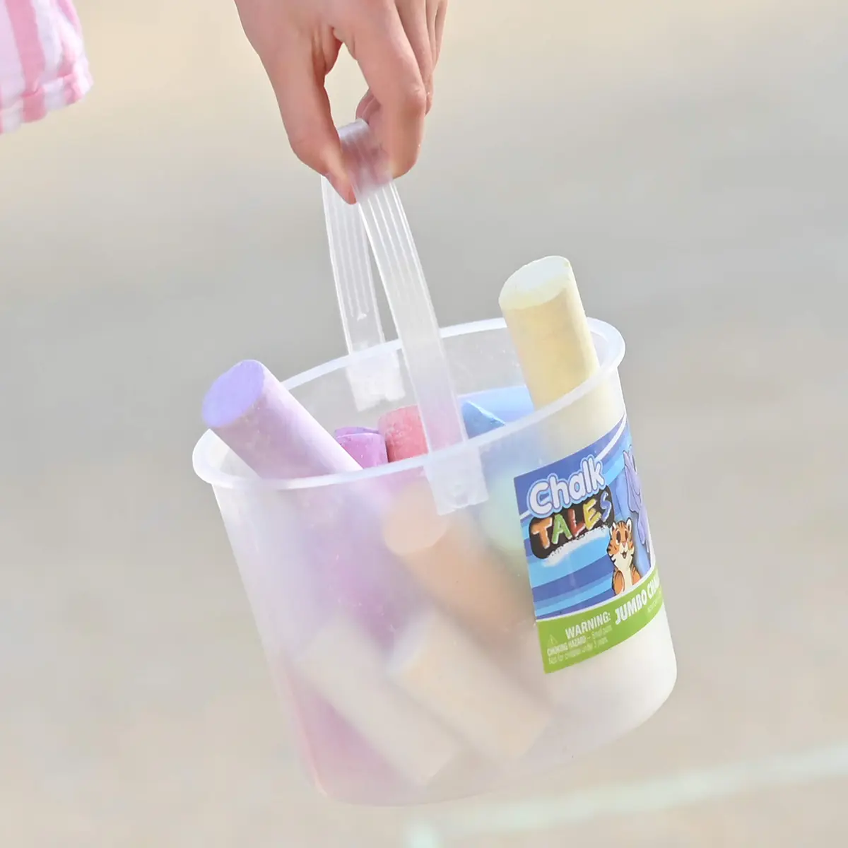 Sunny Days Entertainment Jumbo Sidewalk Chalk Set for Kids, 20 Pieces Multicolor | Washable Outdoor Art & Games - view 4