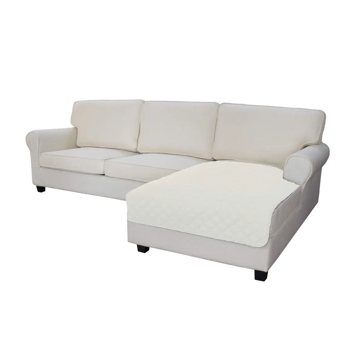 Easy-Going Reversible L Shape Sofa Cover 42 x 68 inches | Microfiber Furniture Protector for Pets & Kids - main product image
