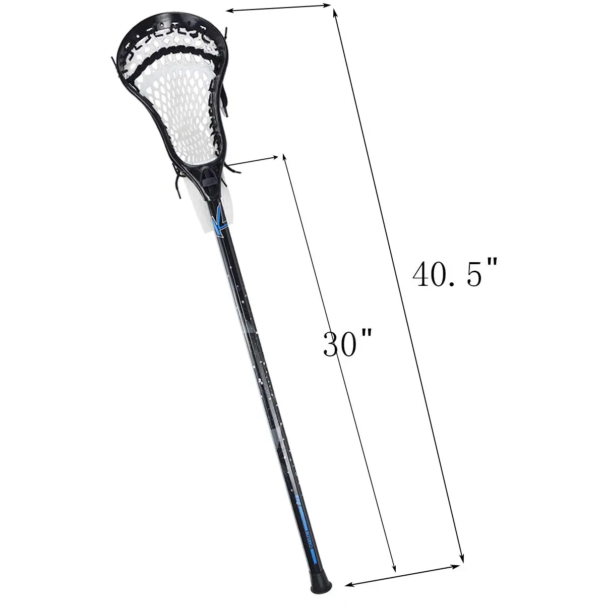 CAKLOR Complete Attack/Midfield Lacrosse Stick with Shaft & Head, 102.9 cm (40.5 in) | Entry-Level Player Equipment - view 2