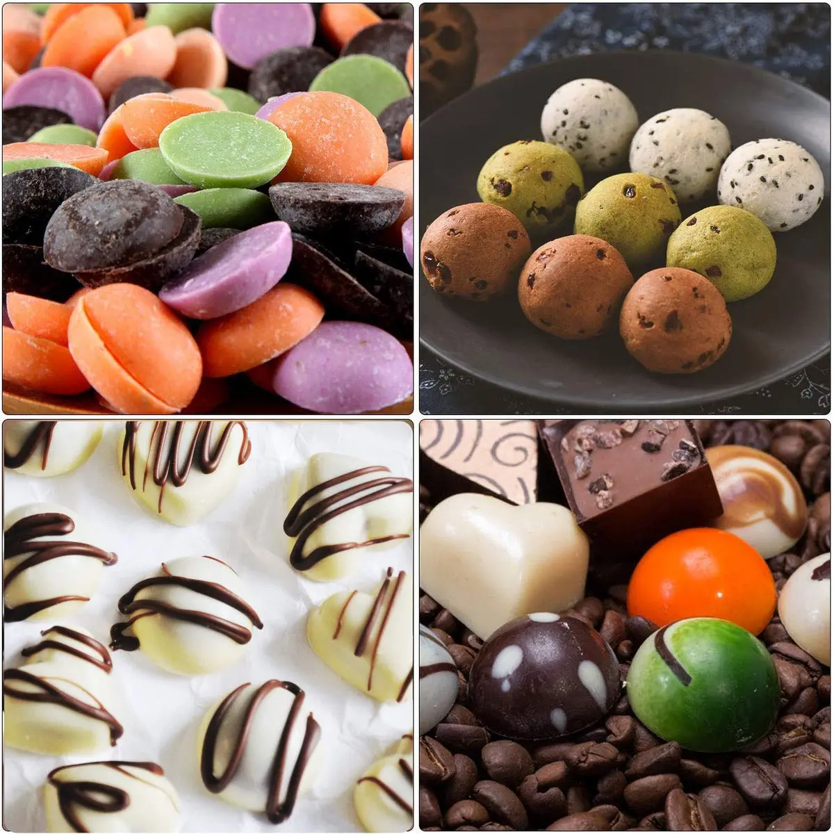 Palksky 140-Cavity Small Round Silicone Mold | 38.4mm (0.9 inch) Cavities for Chocolate, Candy, Dog Treats - view 6