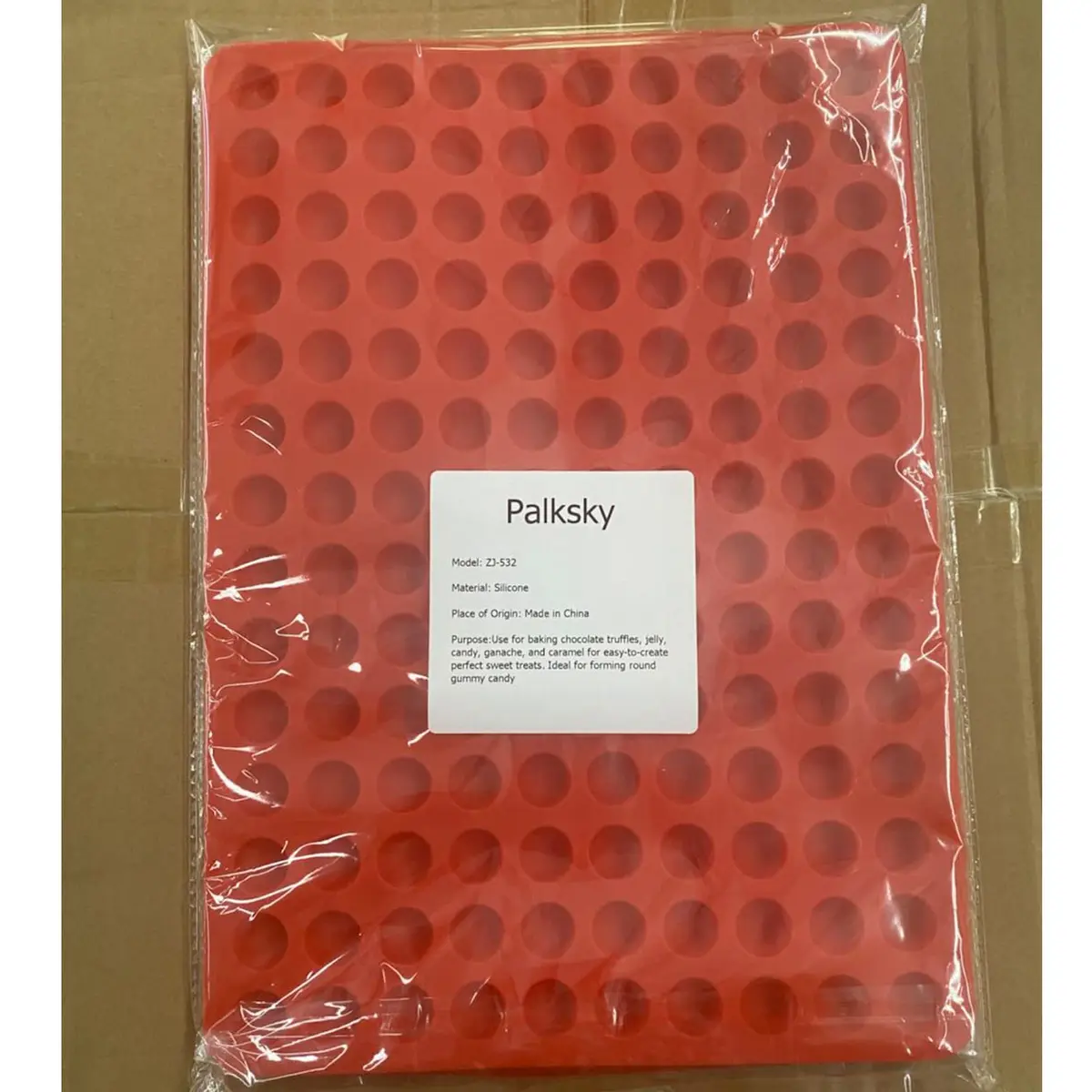 Palksky 140-Cavity Small Round Silicone Mold | 38.4mm (0.9 inch) Cavities for Chocolate, Candy, Dog Treats - view 7