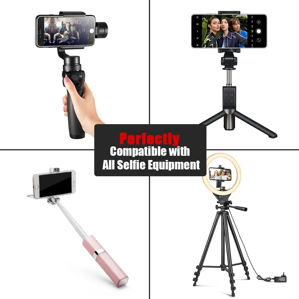 [ASHUTB] Bluetooth 5.0 Remote Shutter for iPhone & Android Camera | Wireless Selfie Button, 50 ft Range, Half-Year Battery (Black) - view 8