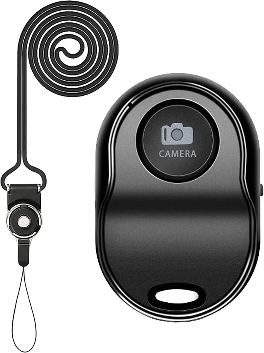 [ASHUTB] Bluetooth 5.0 Remote Shutter for iPhone & Android Camera | Wireless Selfie Button, 50 ft Range, Half-Year Battery (Black) - view 9