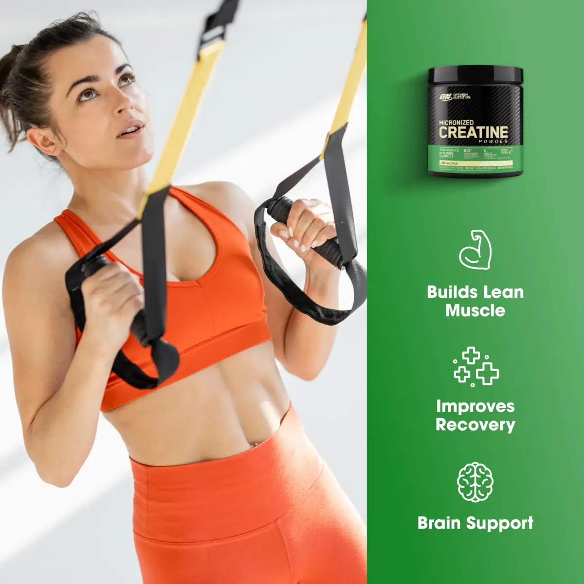 Optimum Nutrition Amino Energy Pre Workout Powder with BCAA & Micronized Creatine Monohydrate, Unflavored, 60 Servings (30 Servings + 30 Servings Bundle) - view 5