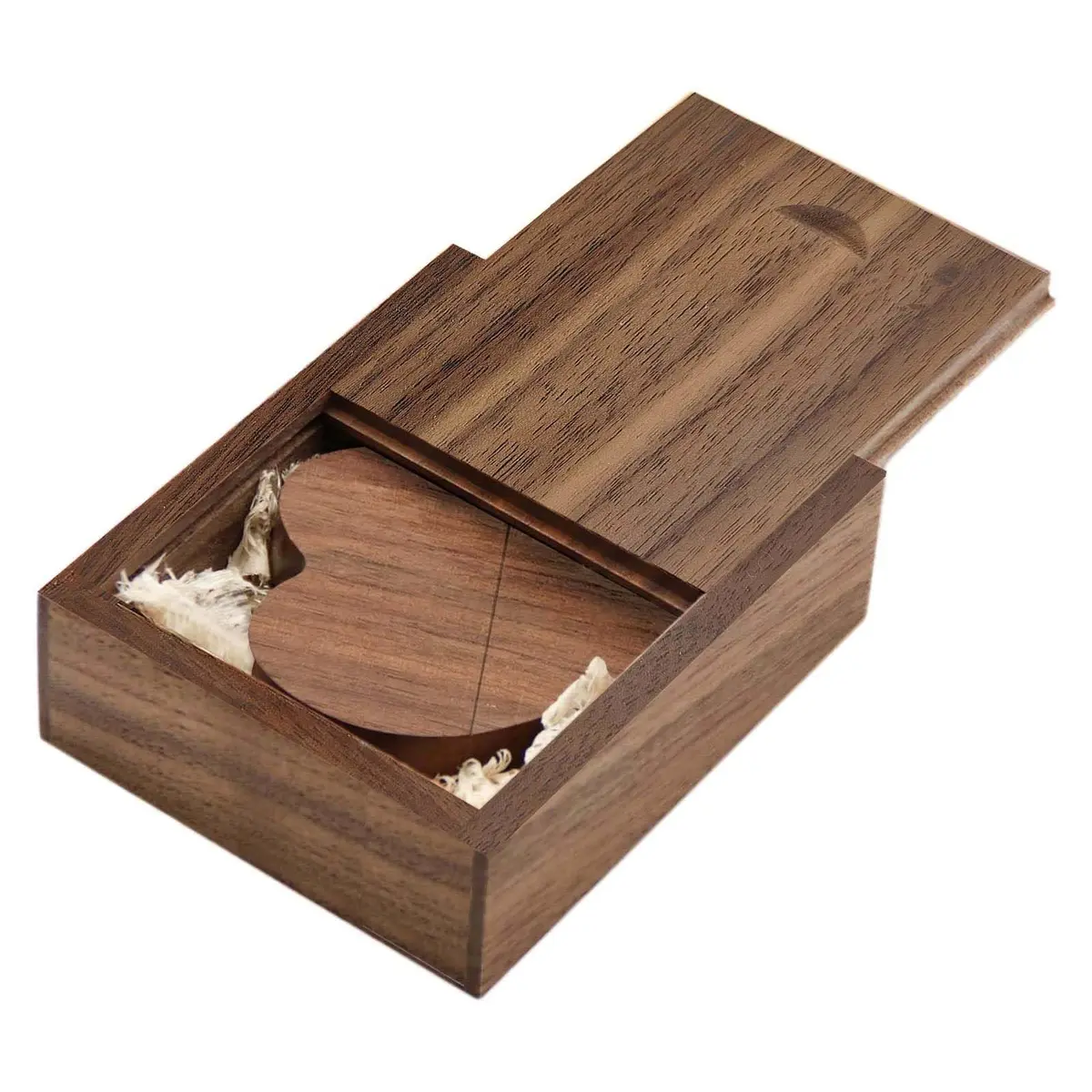 FEWINA 32GB Walnut Wood Heart USB 3.0 Flash Drive with Gift Box | High-Speed Data Storage - view 8