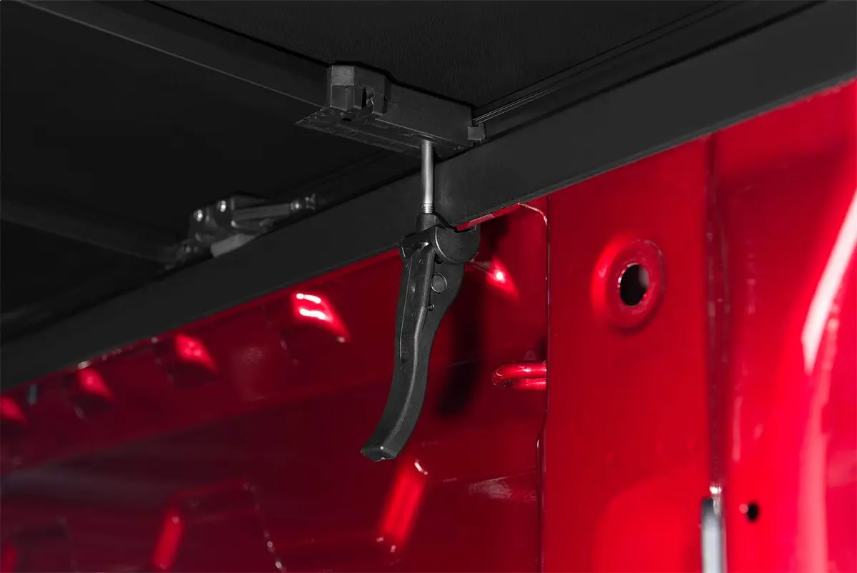 Tonno Pro Tonno Fold Soft Folding Truck Bed Tonneau Cover | Fits 2002-2008 Dodge Ram 6' 6" Bed | Aluminum & Vinyl - view 6