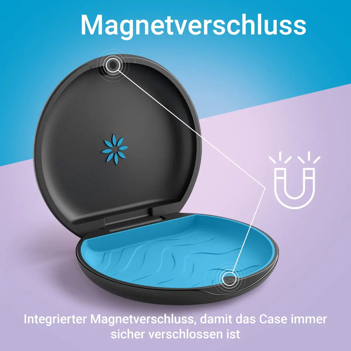 INVISALIGN Camouflage Bear Retainer Case with Magnetic Closure and Ventilated Design - view 3