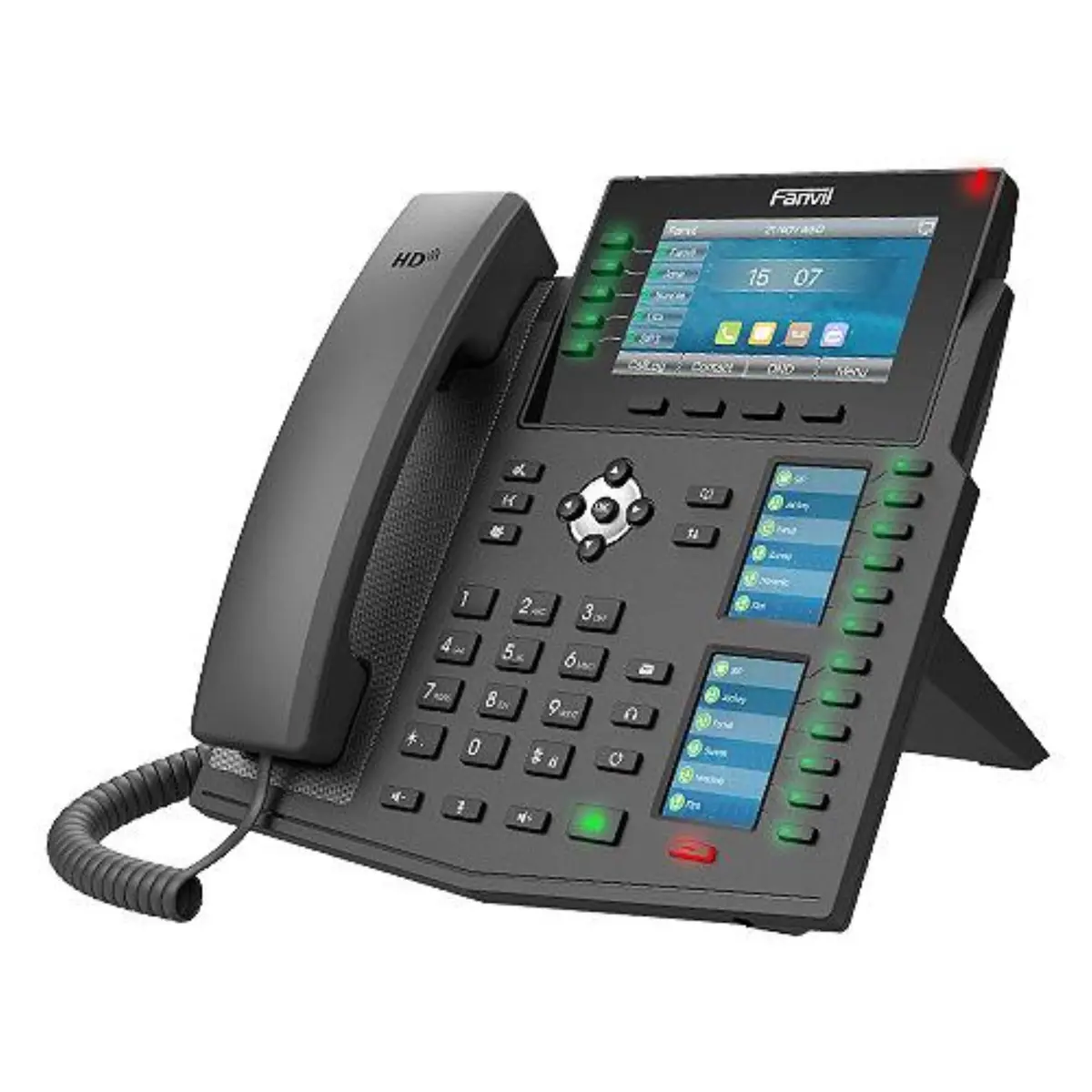 Fanvil X6U V2 Landline Phone | Standard Corded Telephone for Office & Home (28V, Black) - main product image