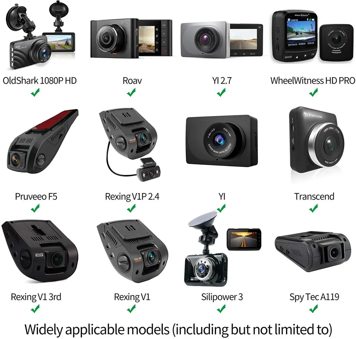 TiToeKi Dash Cam Suction Mount with 15+ Swivel Ball Adapters | Universal Fit for Most Dash Cameras - view 3