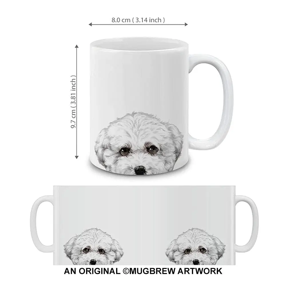 MUGBREW Bichon Frise Dog Ceramic Coffee Mug 11 OZ | Personalized Novelty Gift - view 3