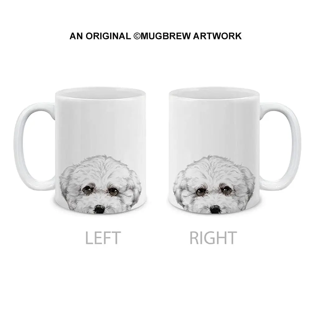 MUGBREW Bichon Frise Dog Ceramic Coffee Mug 11 OZ | Personalized Novelty Gift - view 2
