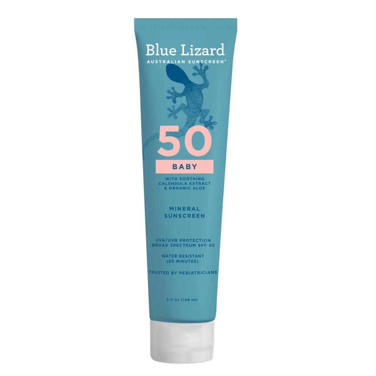 Blue Lizard Baby Mineral Sunscreen SPF 50+ 148ml (5 Fl Oz) | Fragrance-Free, Water-Resistant, Reef-Safe - main product image