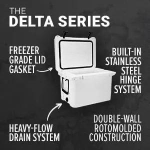 COASTLAND Delta Series 25 QT Rotomolded Cooler | 5-7 Day Ice Retention in Extreme Conditions - view 5