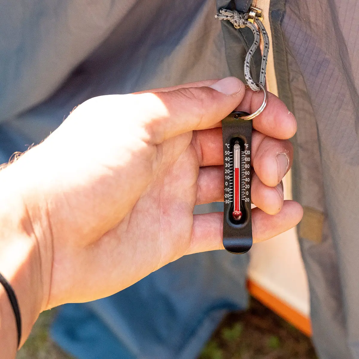 Sun Company Brrr-ometer - Snowsport Zipper Pull Thermometer - Aluminum, Black | Accurate Cold Weather Accessory - view 5